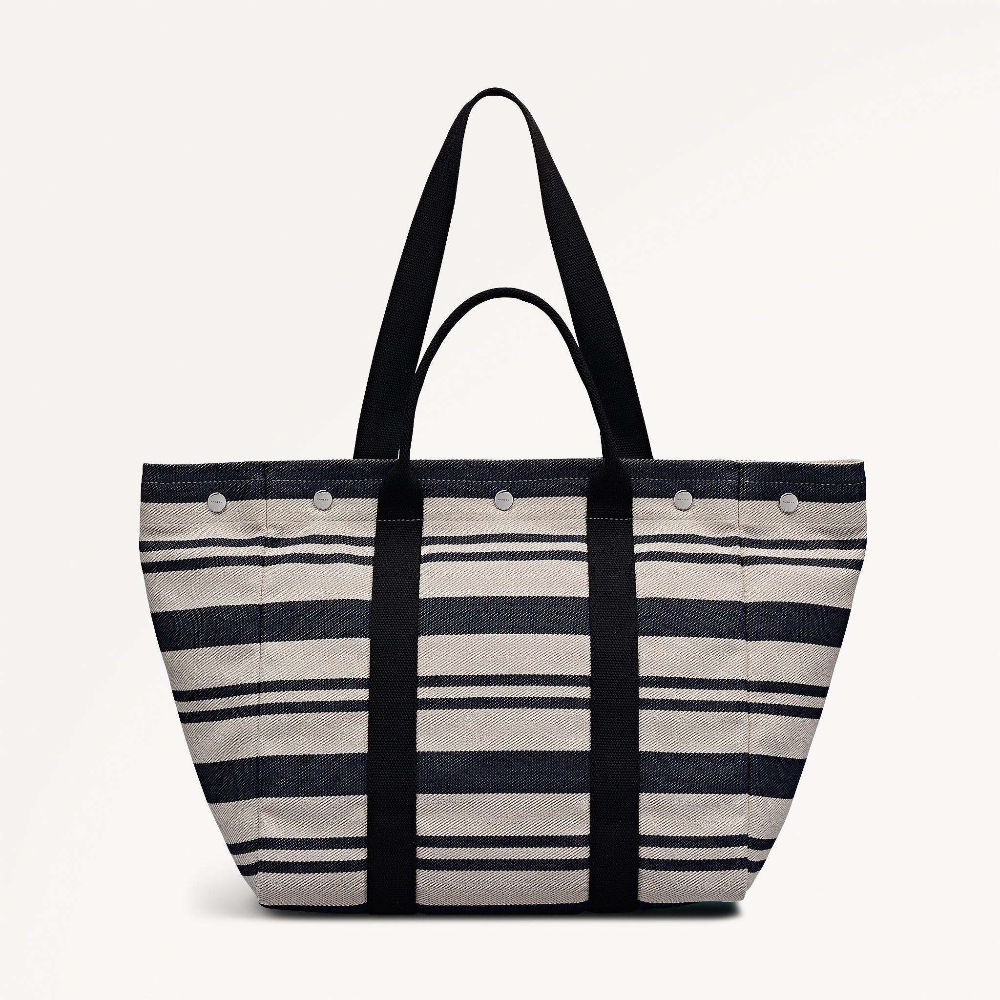 Hadleigh Place - Stripe Large Open Top Tote Natural - 113873