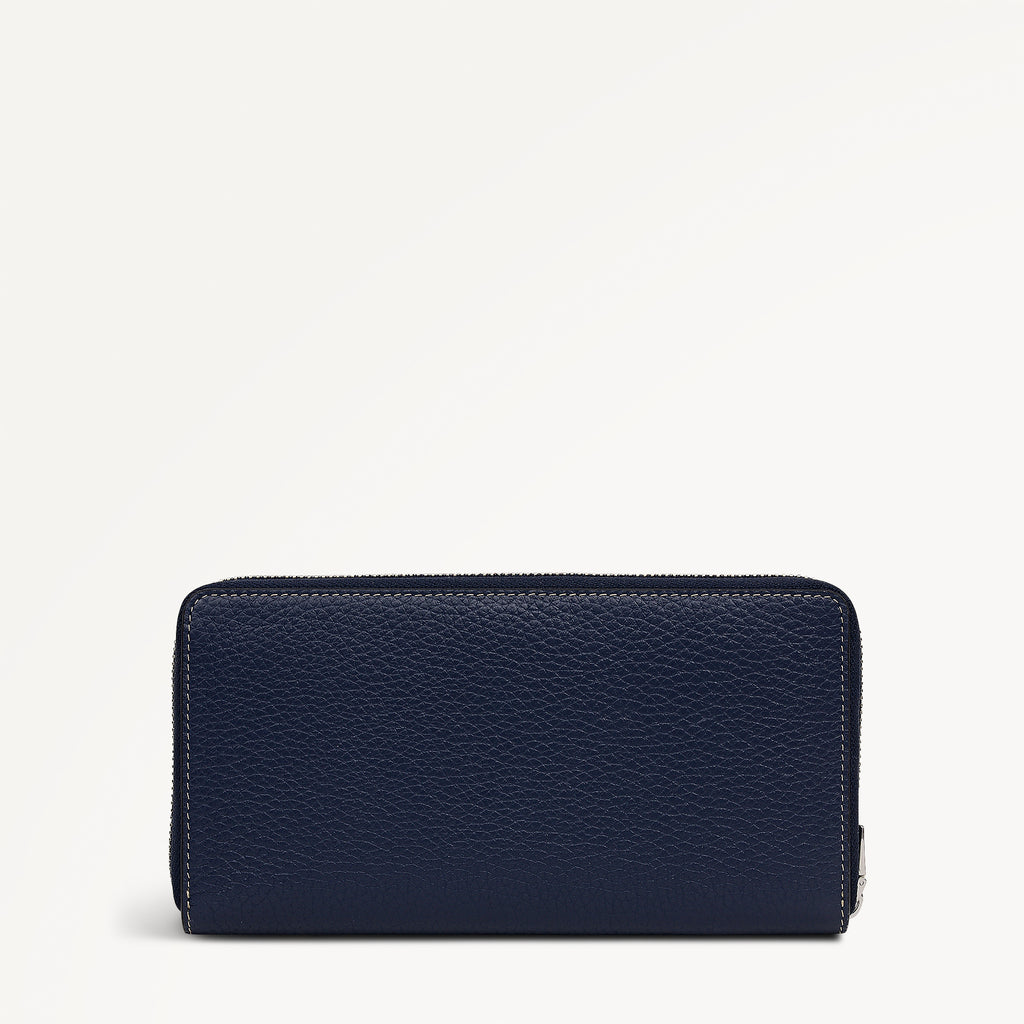 Dukes Place Large Zip Around Purse Naval - 113885