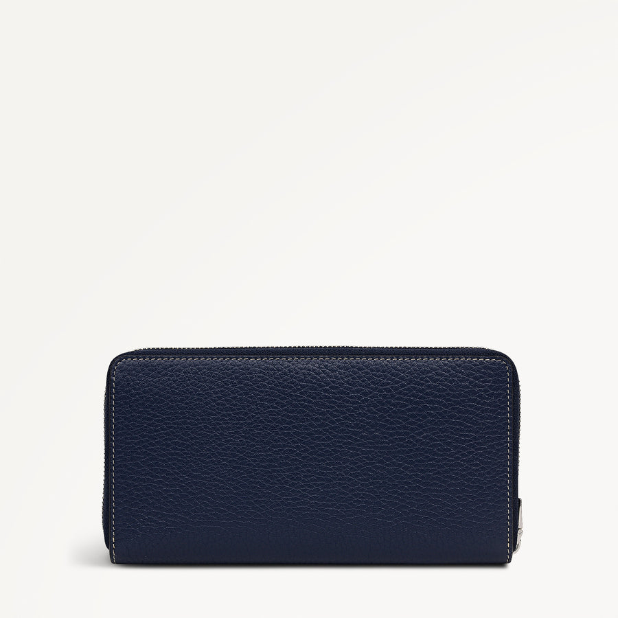 Dukes Place Large Zip Around Purse Naval - 113885