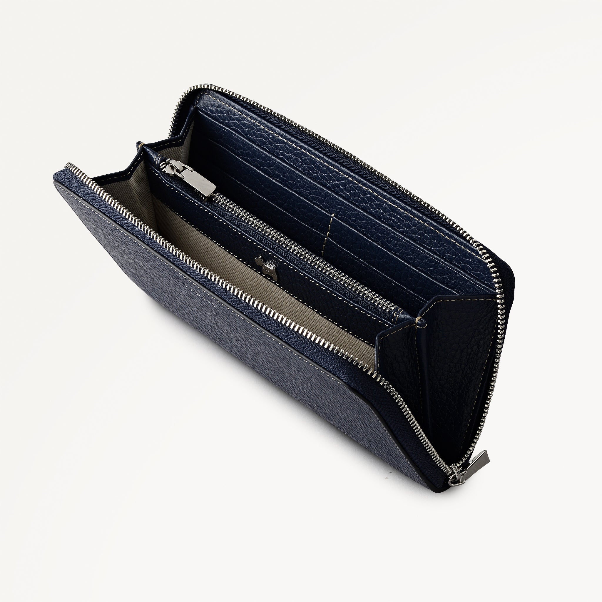 Dukes Place Large Zip Around Purse Naval - 113885