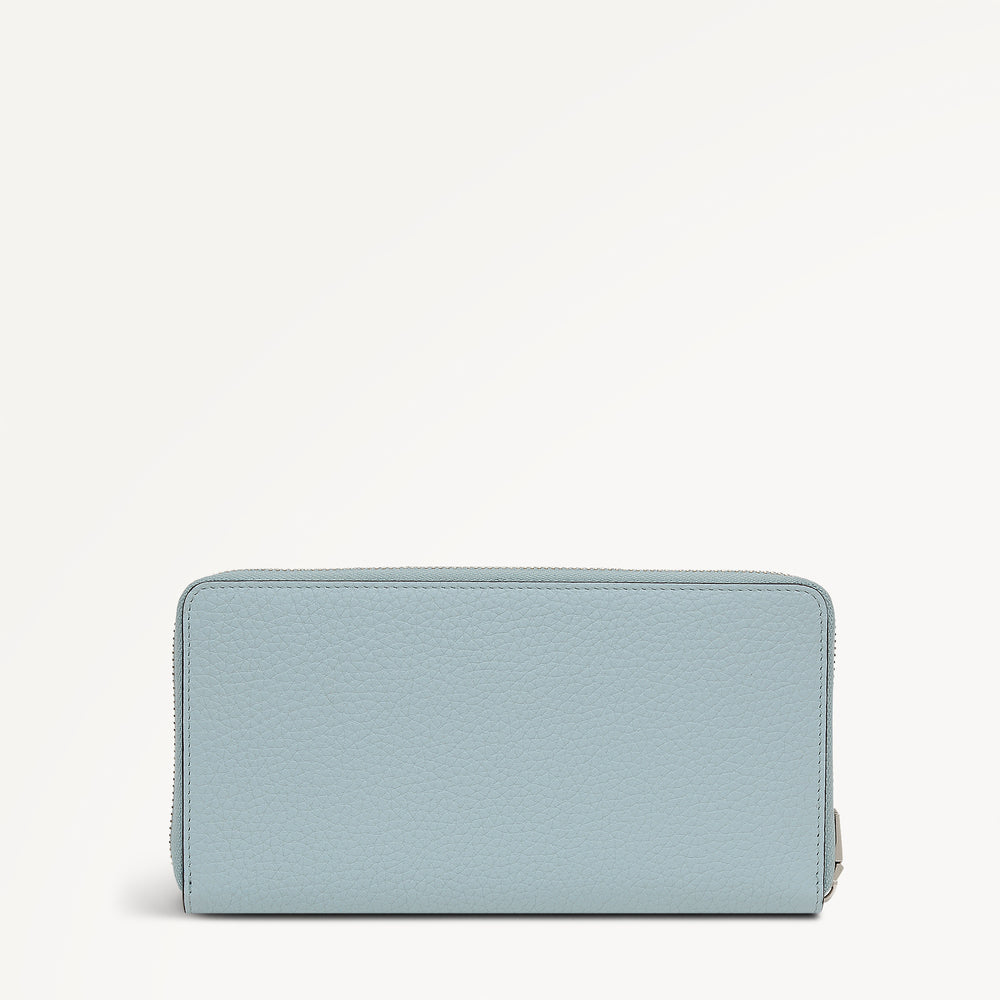 Dukes Place Large Zip Around Purse Seafoam - 113888