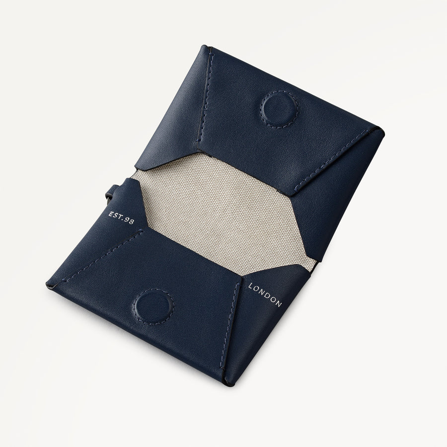 The Connaught Small  Card Holder Naval - 113892