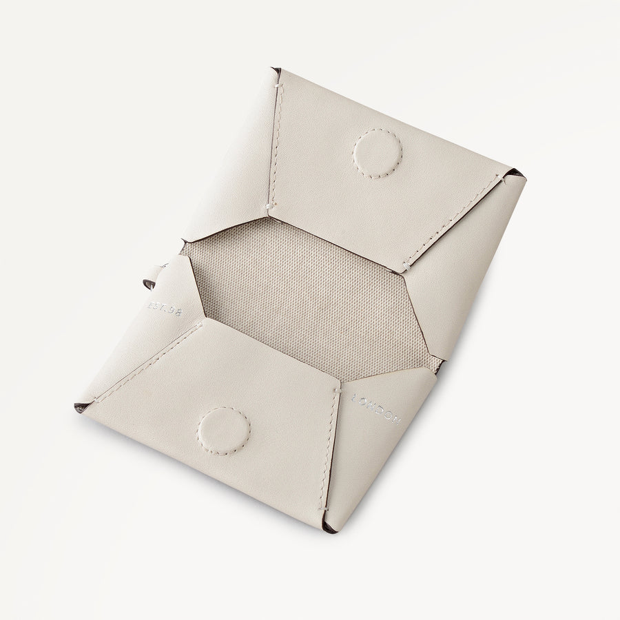 The Connaught Small  Card Holder Salt - 113893