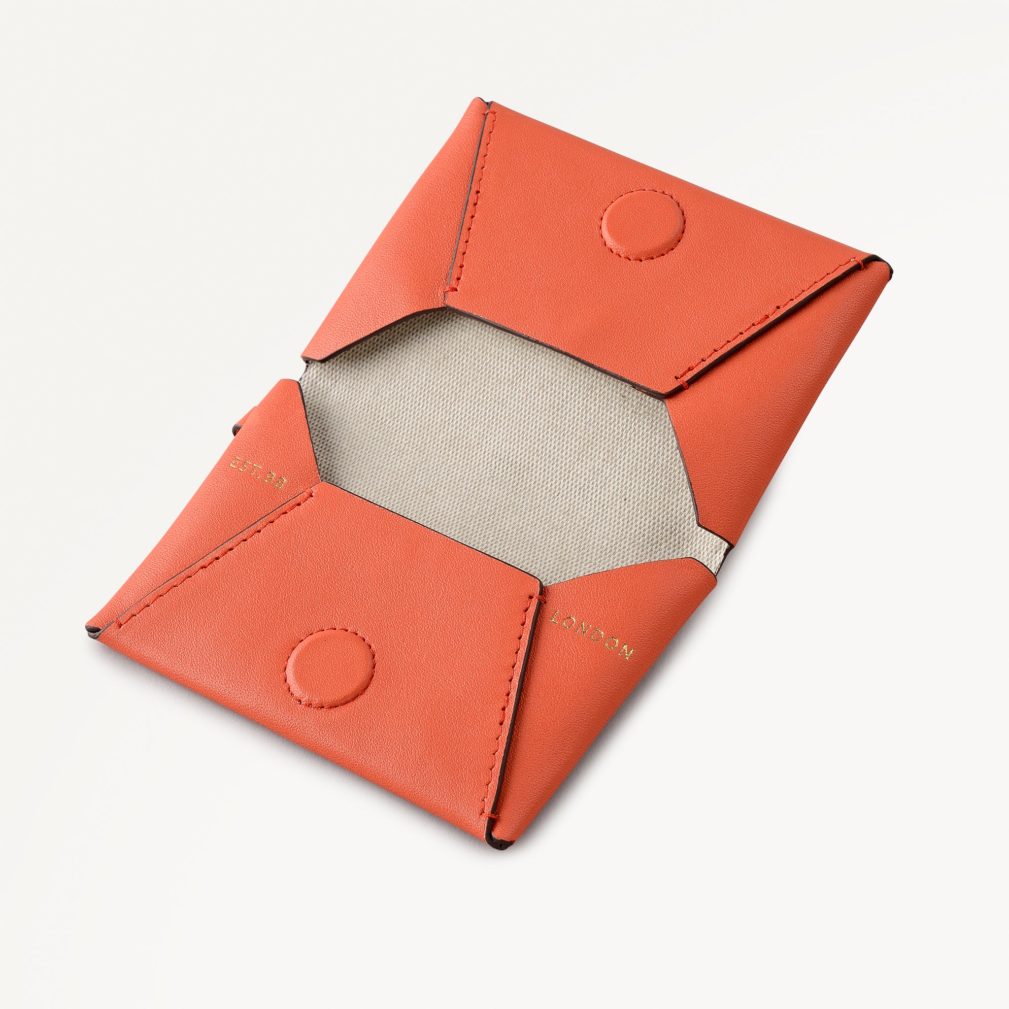 The Connaught Small  Card Holder Lobster - 113894
