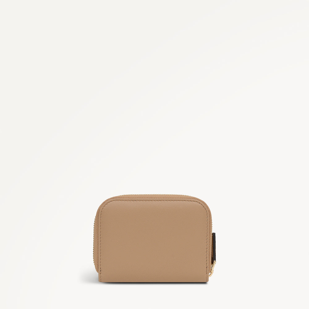 The Belsize - Puffy Small Zip Around Purse Sahara - 113898