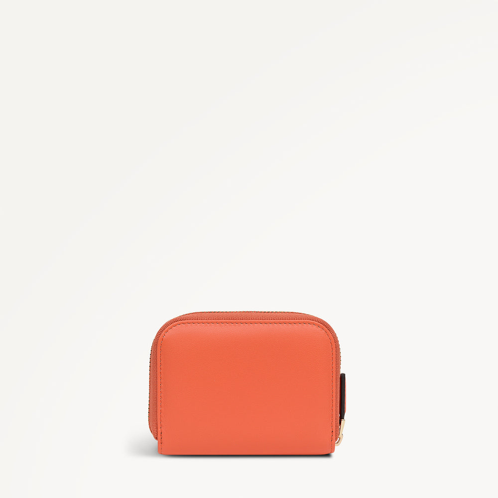 The Belsize - Puffy Small Zip Around Purse Lobster - 113899