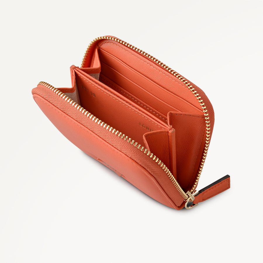The Belsize - Puffy Small Zip Around Purse Lobster - 113899