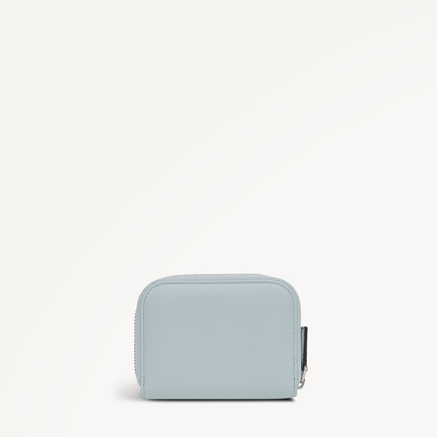 The Belsize - Puffy Small Zip Around Purse Seafoam - 113900