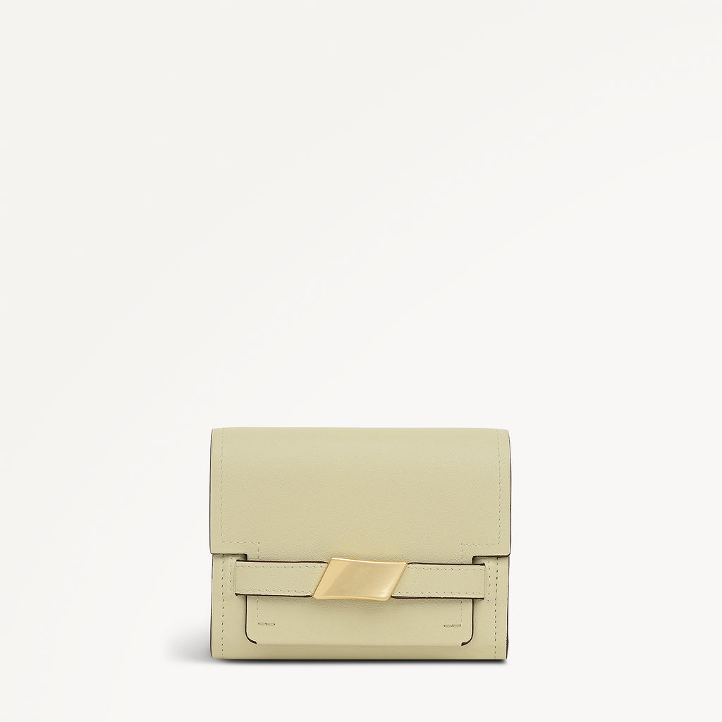 The Christina Medium Flapover Purse Lemongrass