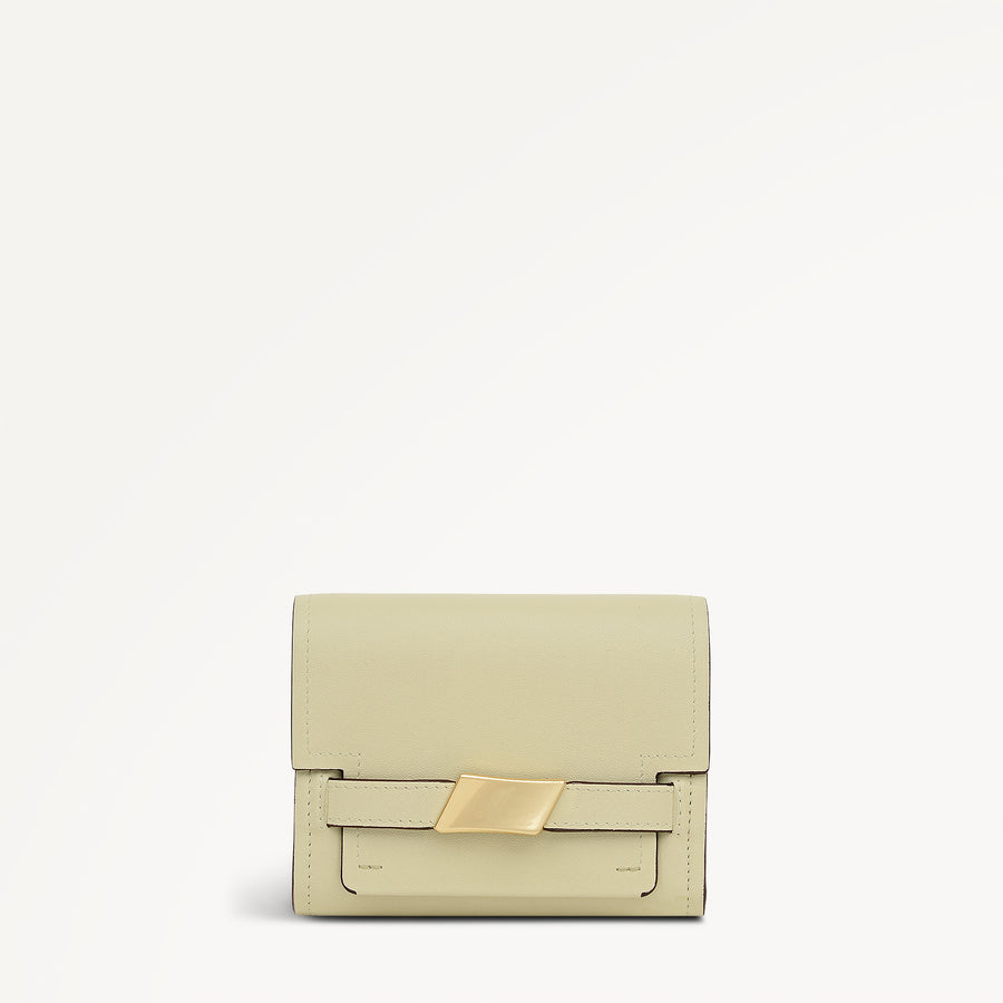 The Christina Medium Flapover Purse Lemongrass