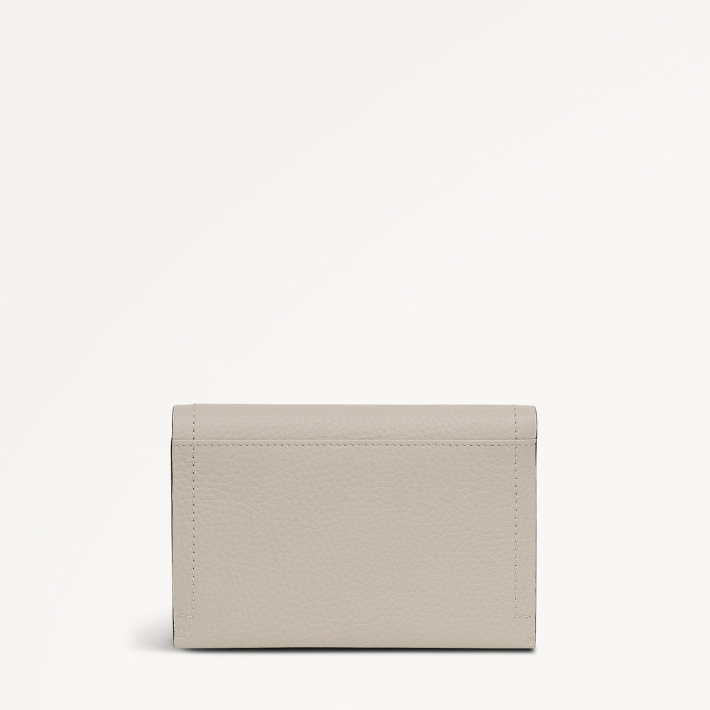 Oak Street Medium Flapover Purse Shell