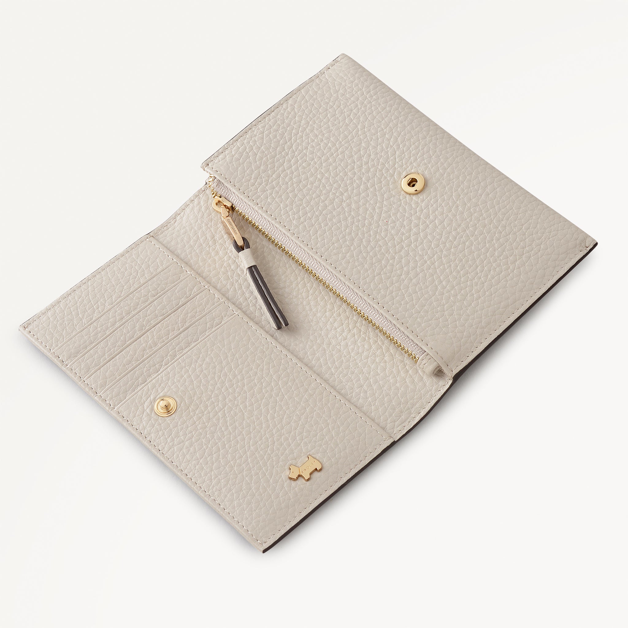 Oak Street Medium Flapover Purse Shell