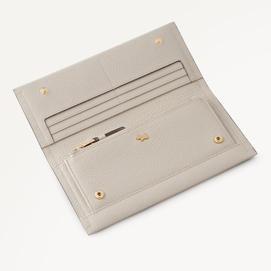 Oak Street Large Flapover Purse Shell - 113919