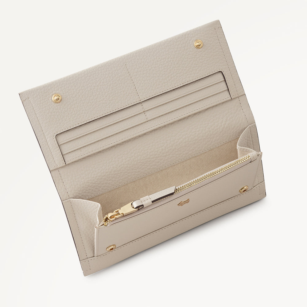 Oak Street Large Flapover Purse Shell - 113919