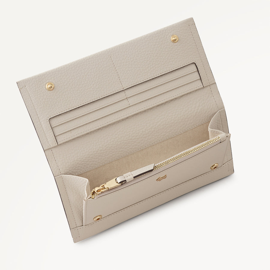 Oak Street Large Flapover Purse Shell - 113919
