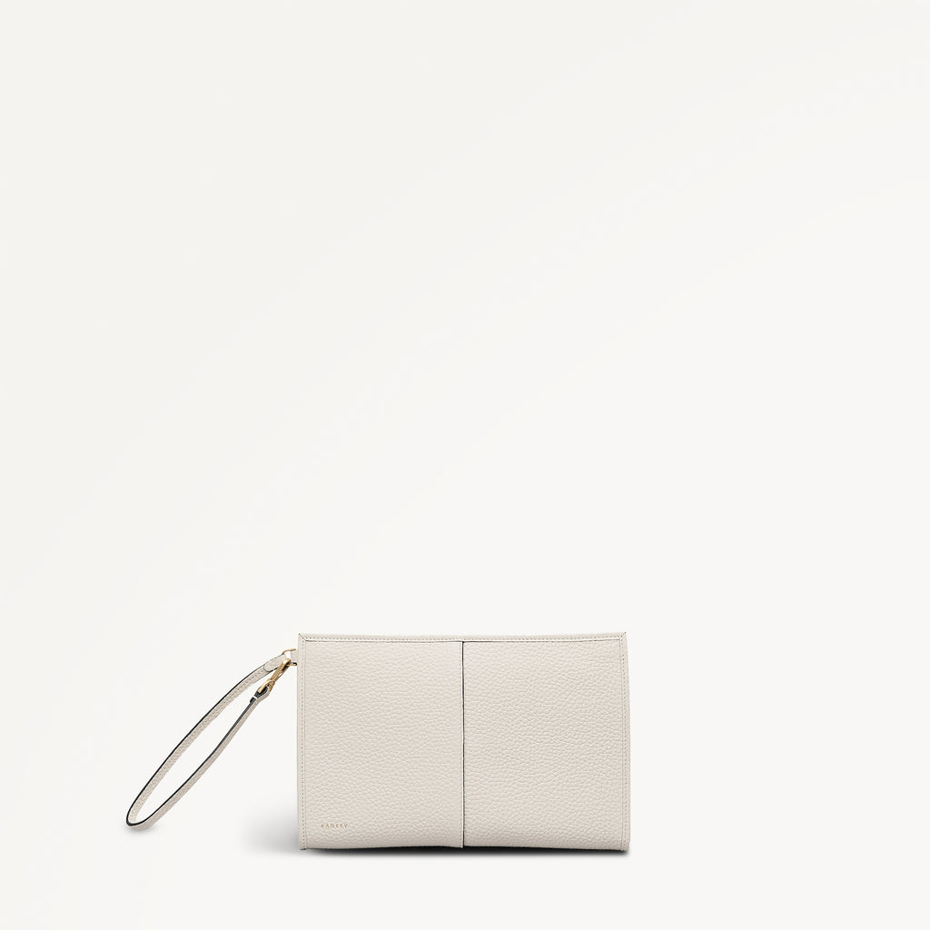 Chiltern Grove Medium Ziptop Pouch in Salt - 113923