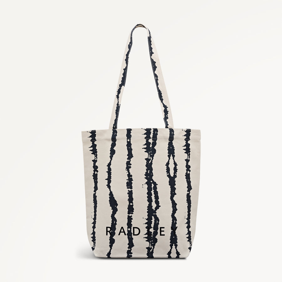 Tie Dye Stripe Medium Open Top Tote Natural - 113931