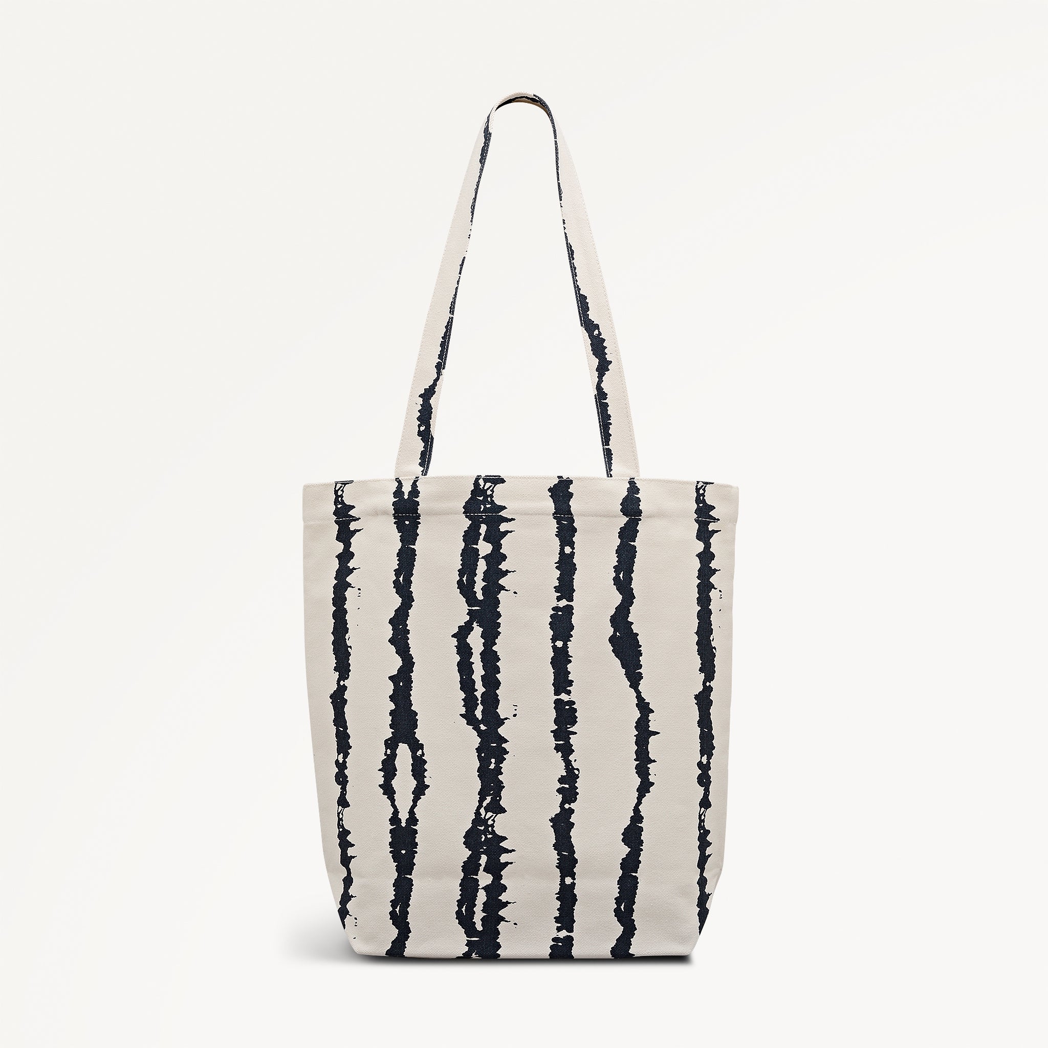 Tie Dye Stripe Medium Open Top Tote Natural - 113931