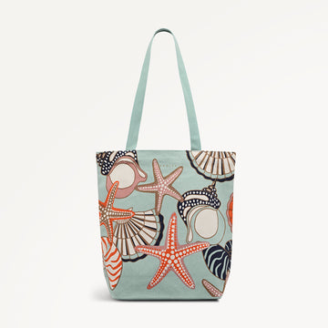 Shell Medium Open Top Tote Seafoam - 113932