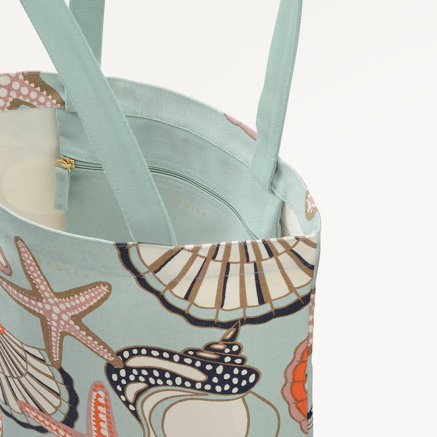 Shell Medium Open Top Tote Seafoam - 113932
