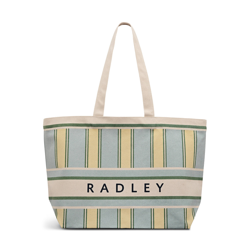 Cabana Stripe Large East West Open Top Tote - RCG/104/202