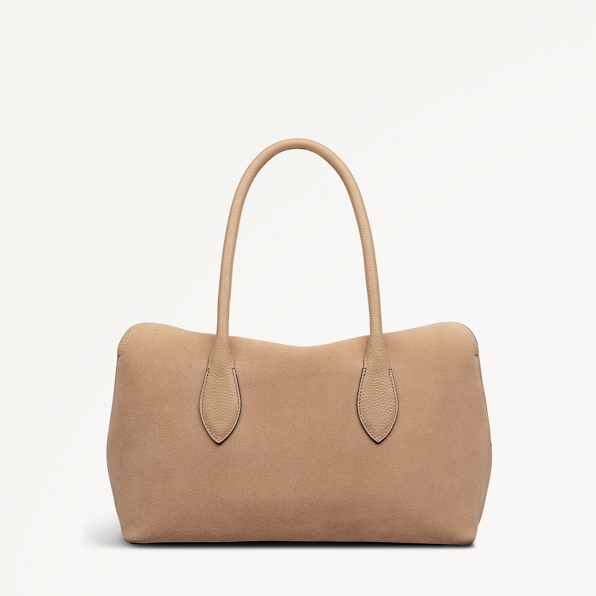 Liverpool Gardens - Suede Medium Ziptop Grab Sahara - 113951