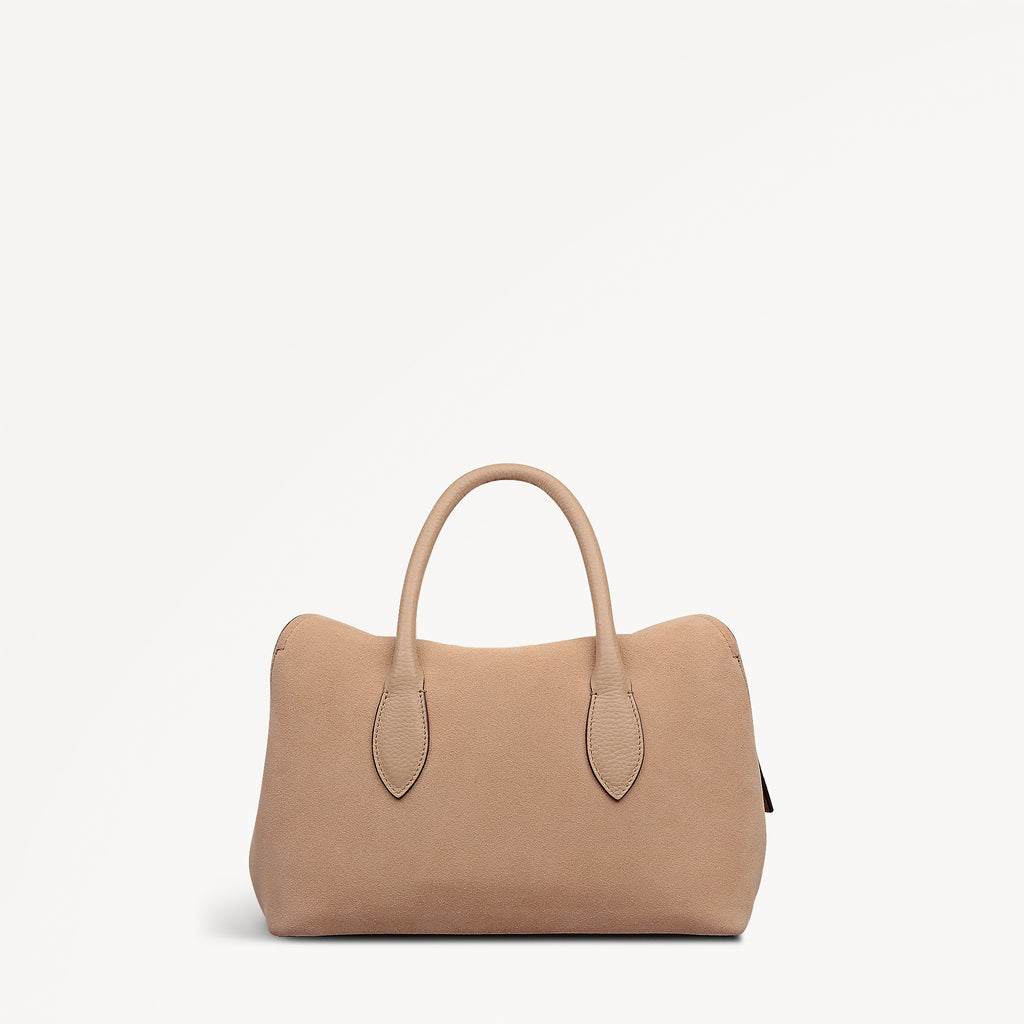 Liverpool Gardens - Suede Small Ziptop Grab Sahara - 113952