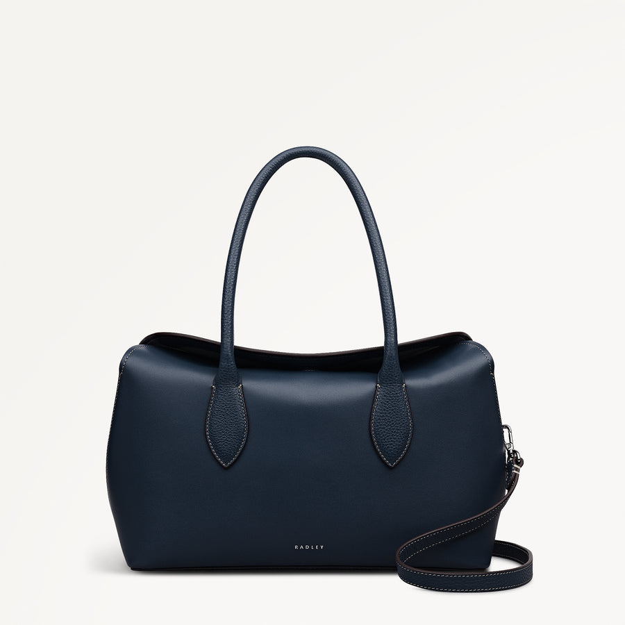 Liverpool Gardens Medium Ziptop Grab Naval - 113953