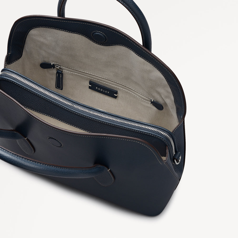 Liverpool Gardens Medium Ziptop Grab Naval - 113953