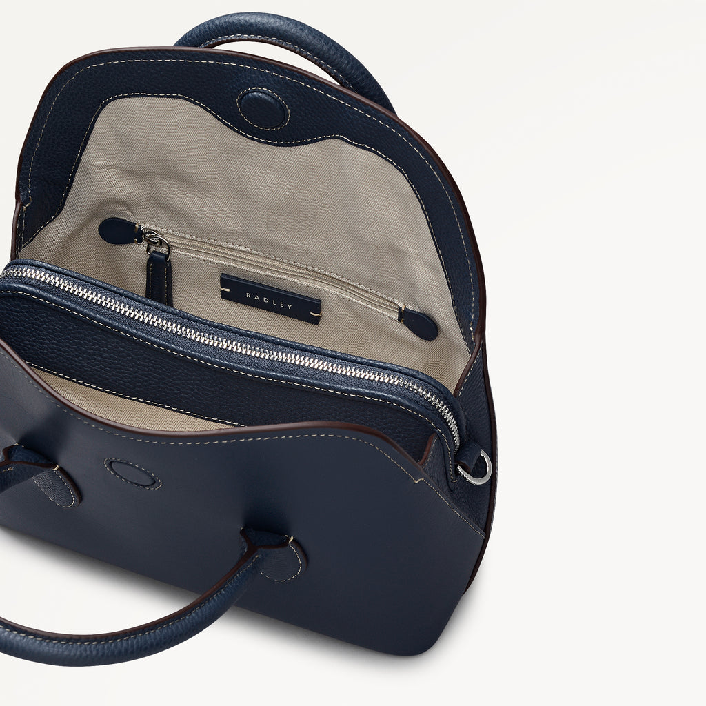 Liverpool Gardens Small Ziptop Grab Naval - 113956