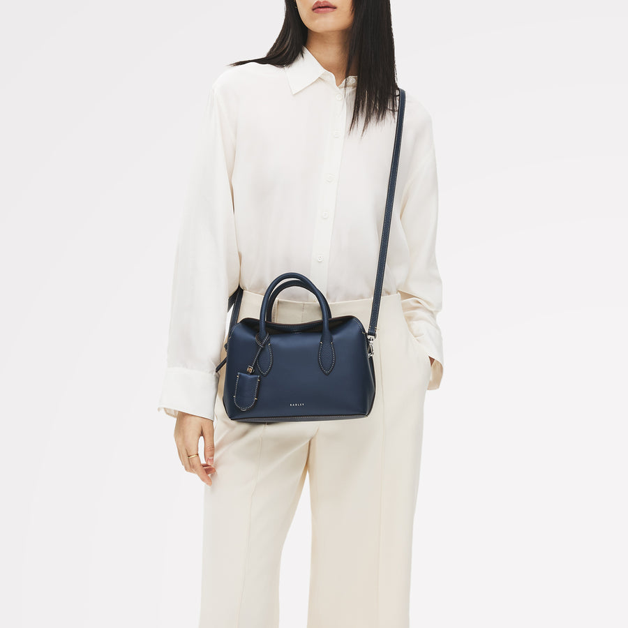 Liverpool Gardens Small Ziptop Grab Naval - 113956