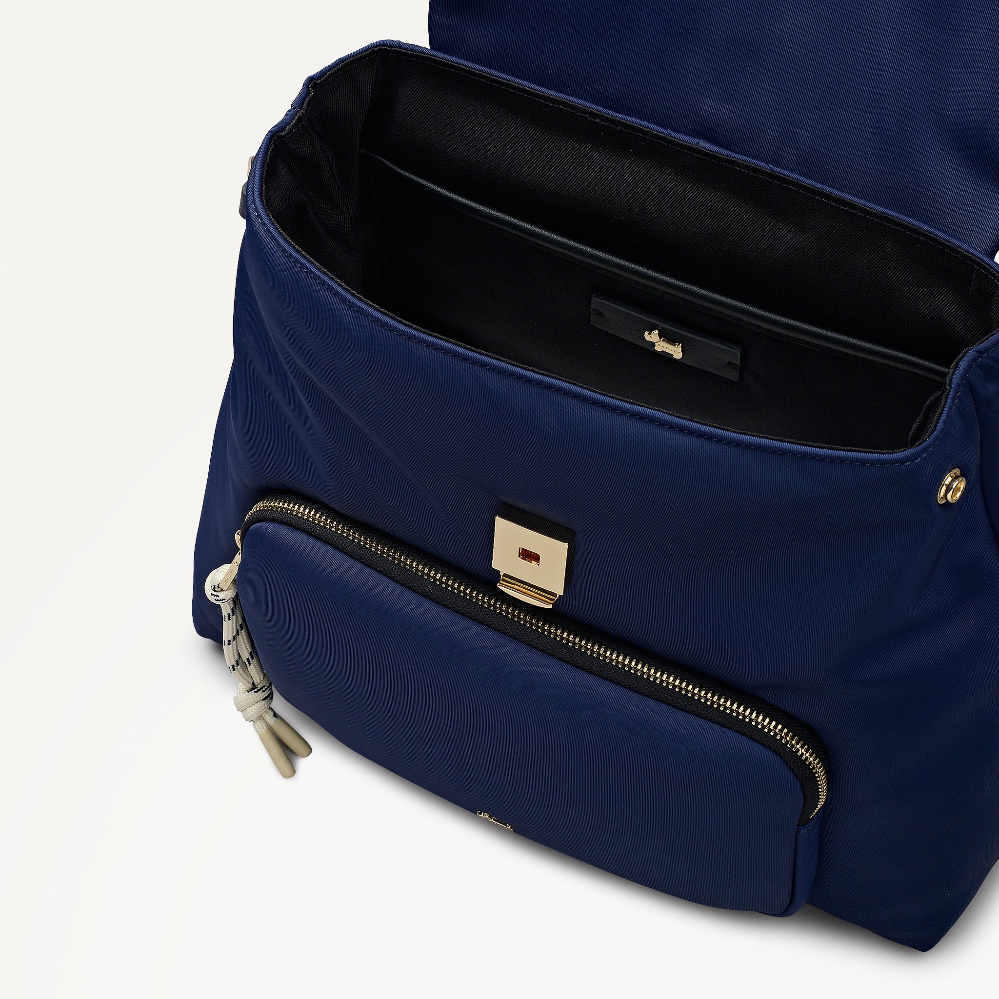 Dighton Close Responsible Medium Flapover Backpack in Naval Blue