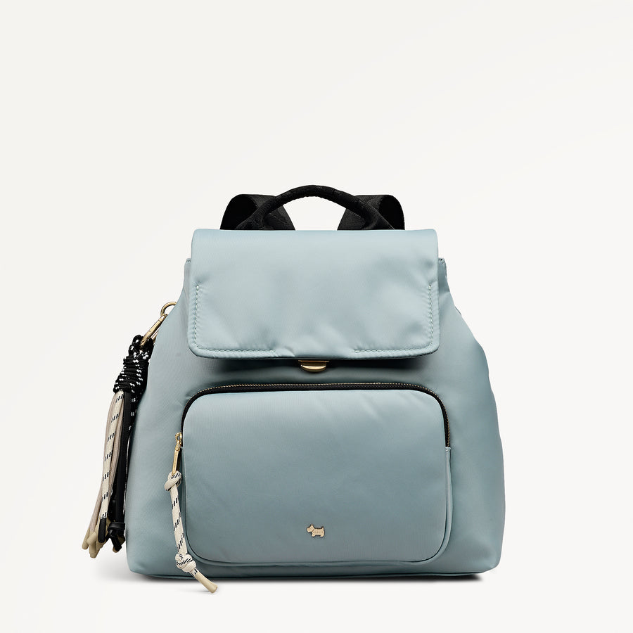 Dighton Close Responsible Medium Flapover Backpack in Green Water - 113979