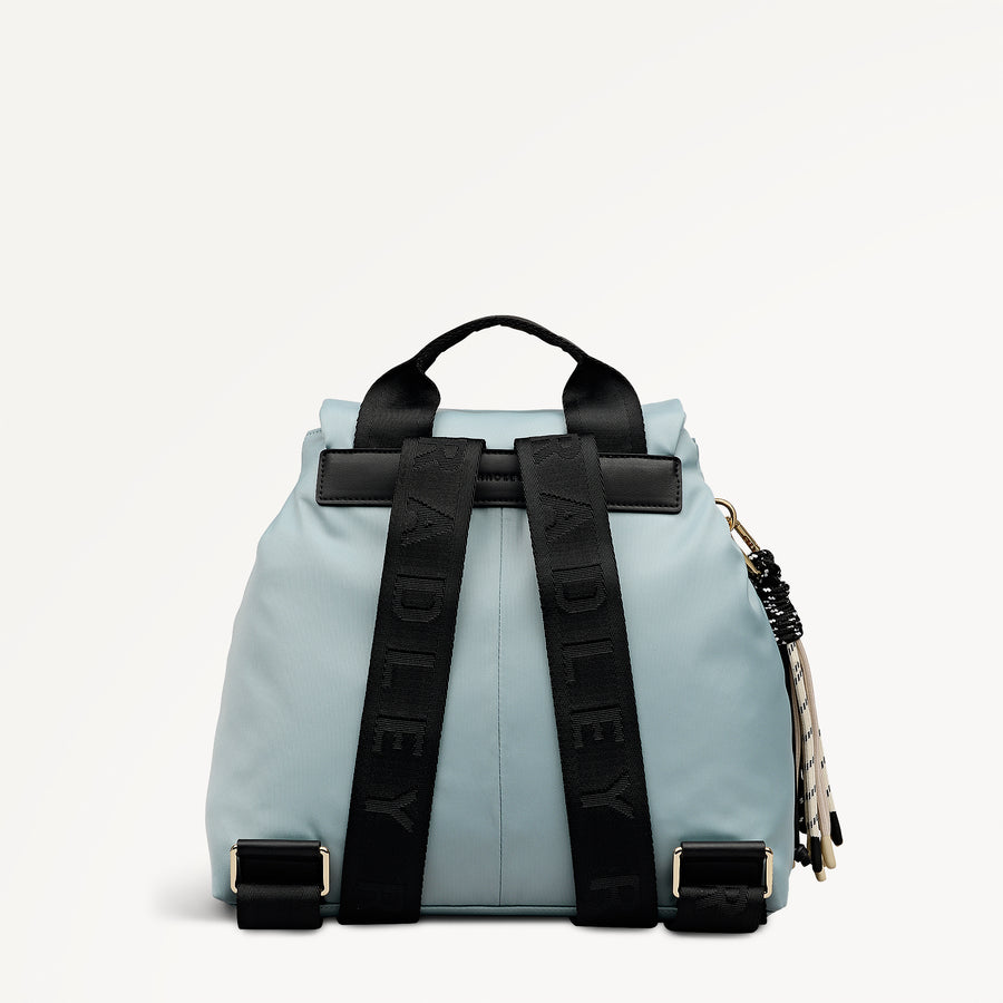 Dighton Close Responsible Medium Flapover Backpack in Green Water - 113979