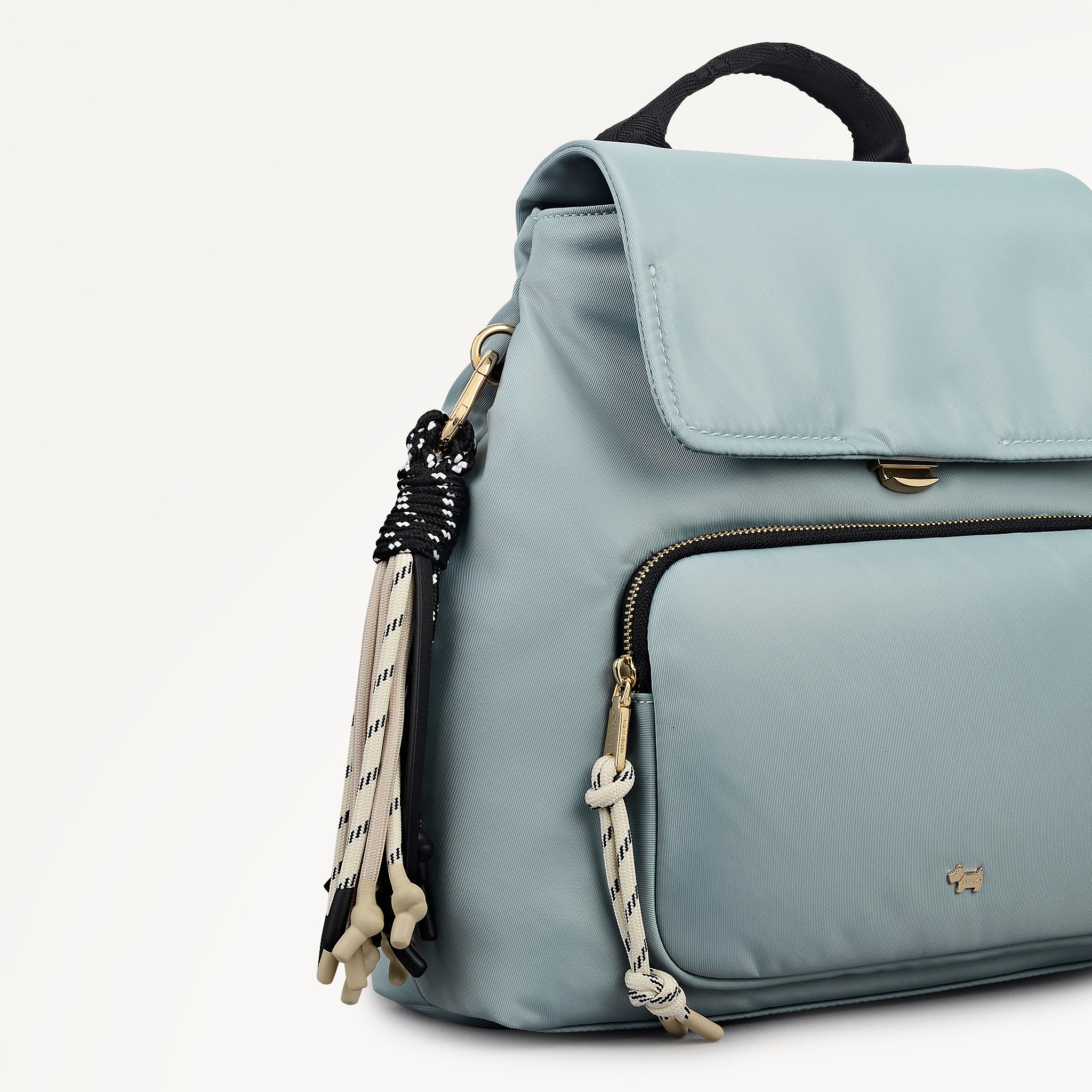 Dighton Close Responsible Medium Flapover Backpack in Green Water - 113979