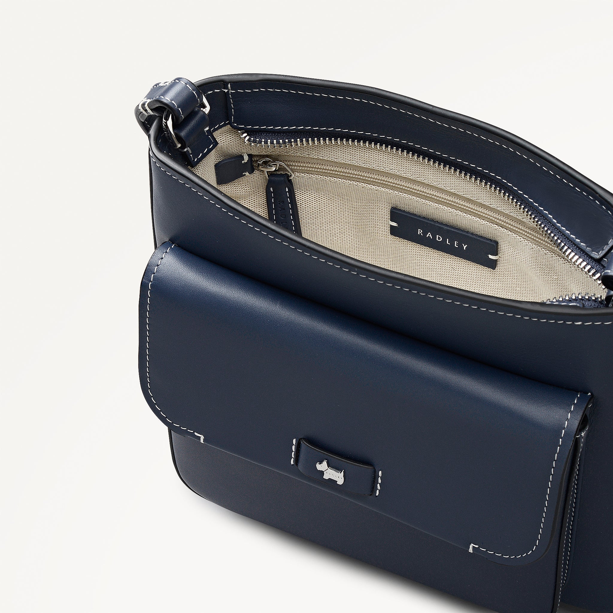 Talbot Way Small Ziptop Cross Body Naval - 113986