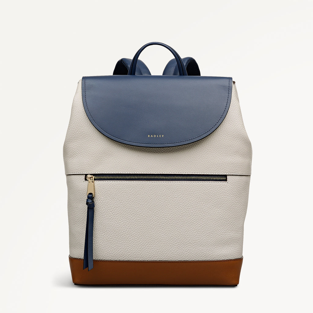 Albion Street - Colourblock Large Flapover Backpack Shell - 113990