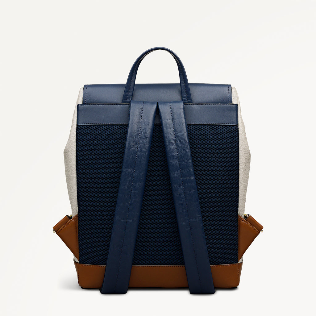 Albion Street - Colourblock Large Flapover Backpack Shell - 113990
