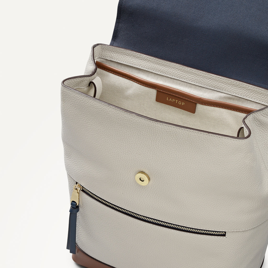 Albion Street - Colourblock Large Flapover Backpack Shell - 113990