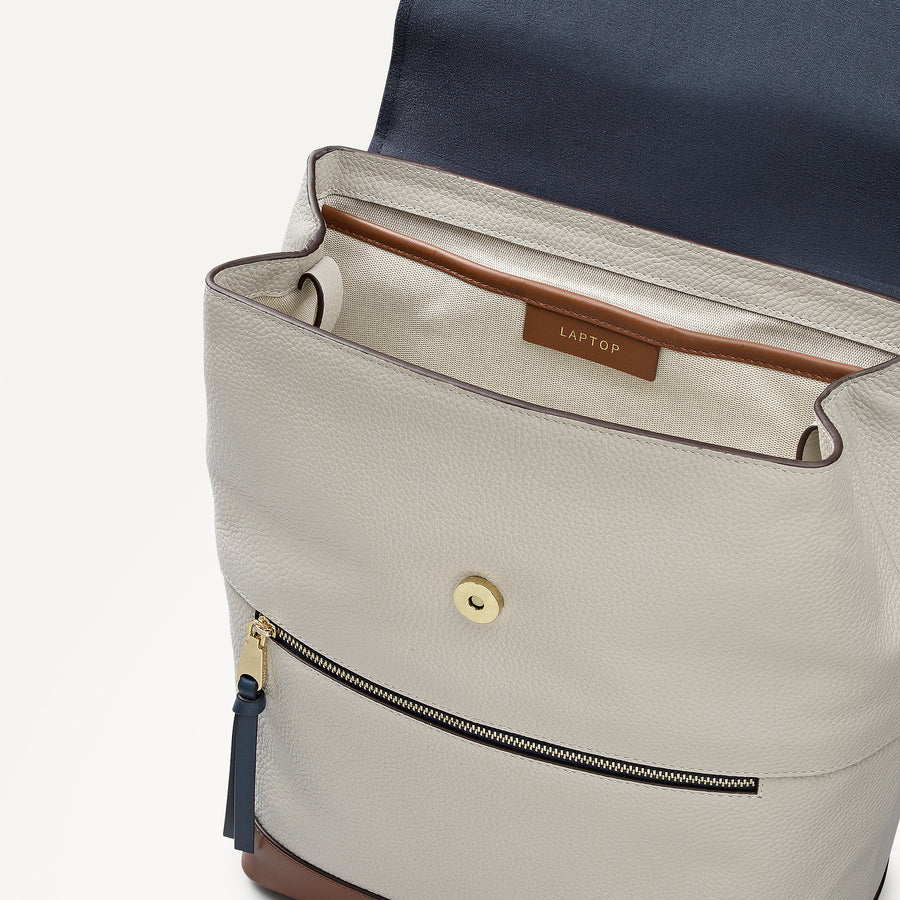 Albion Street - Colourblock Large Flapover Backpack Shell - 113990