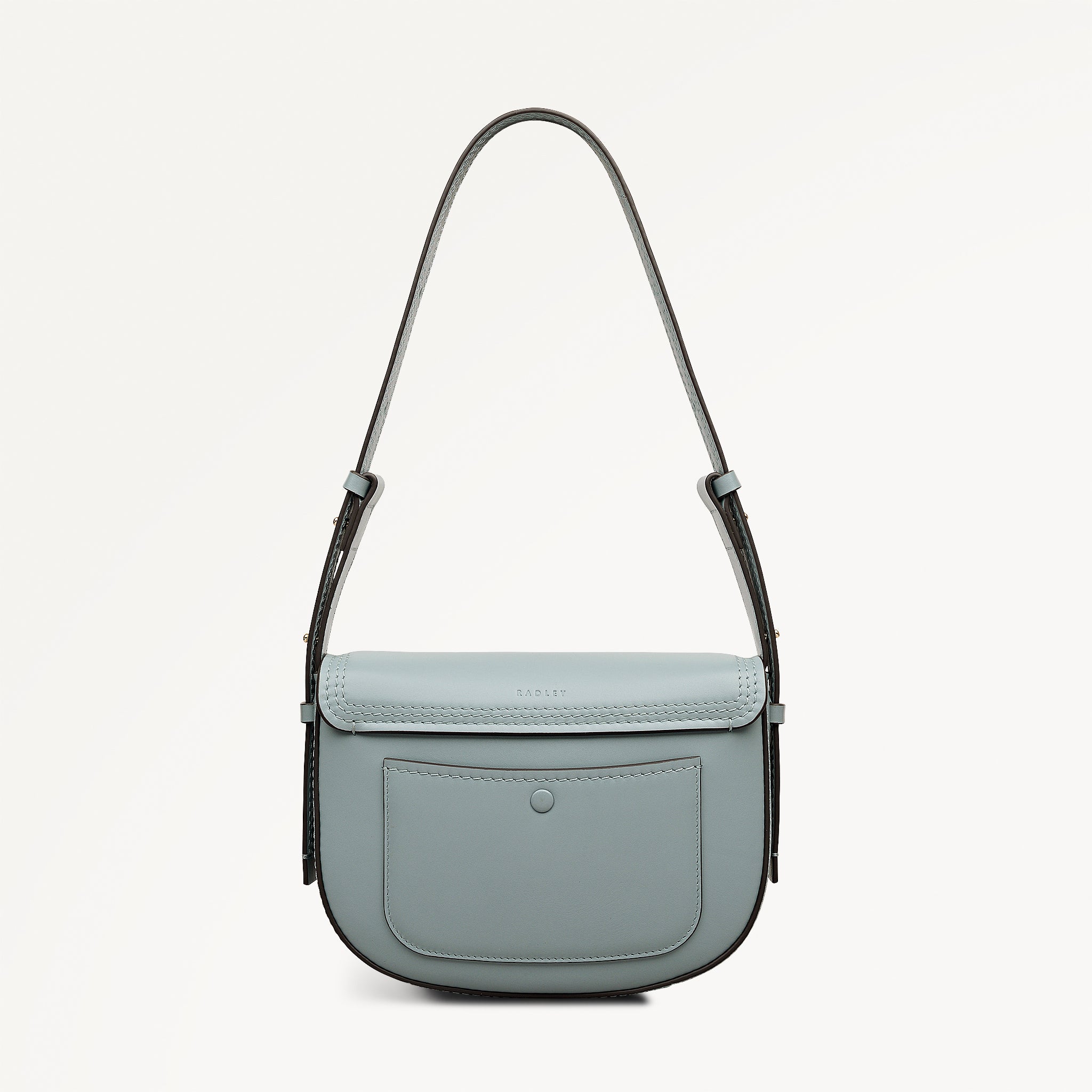 Keswick Mews Medium Flapover Shoulder Green Water - 113993