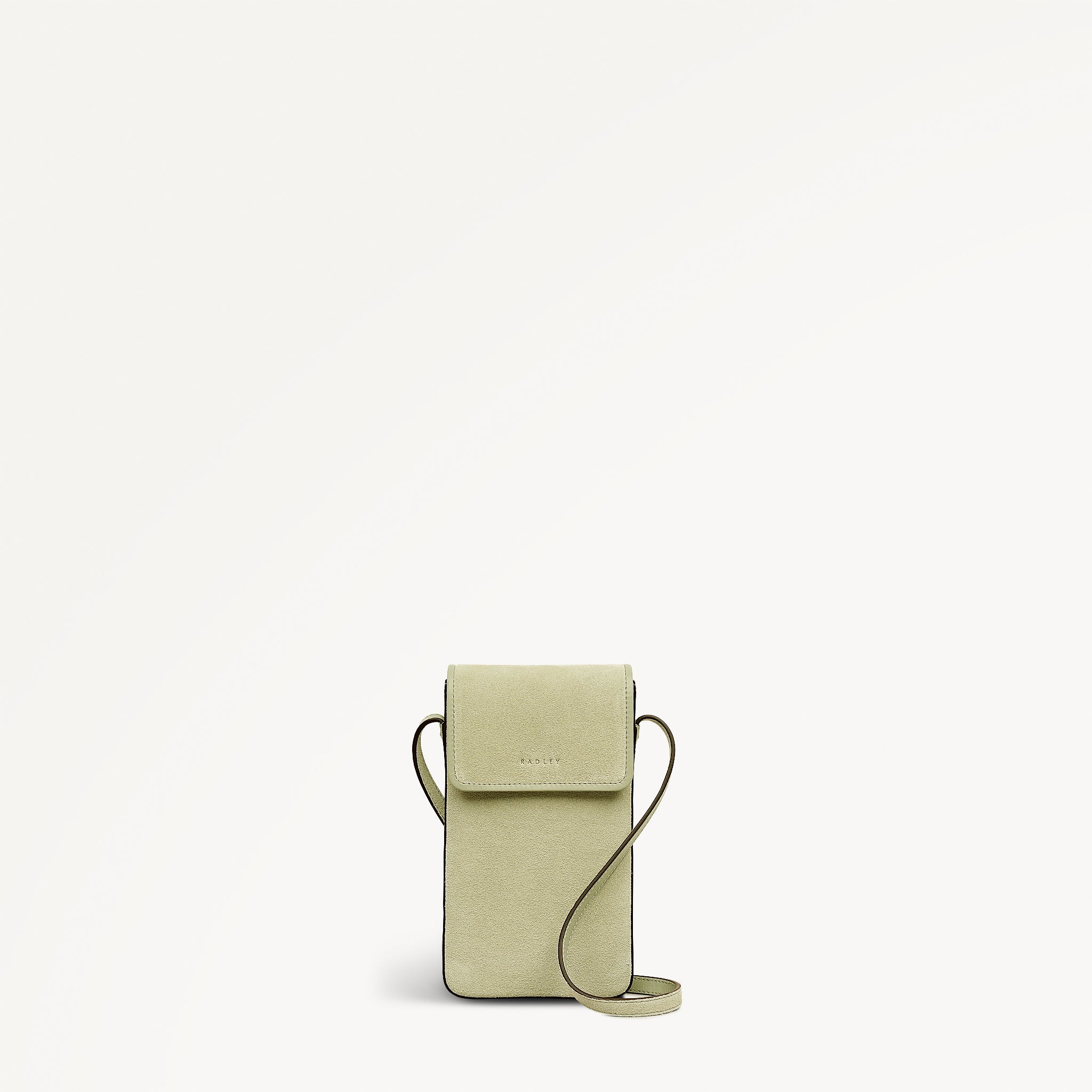 Bramwell Lane - Suede Medium  Phone Cross Body Lemongrass - 113996