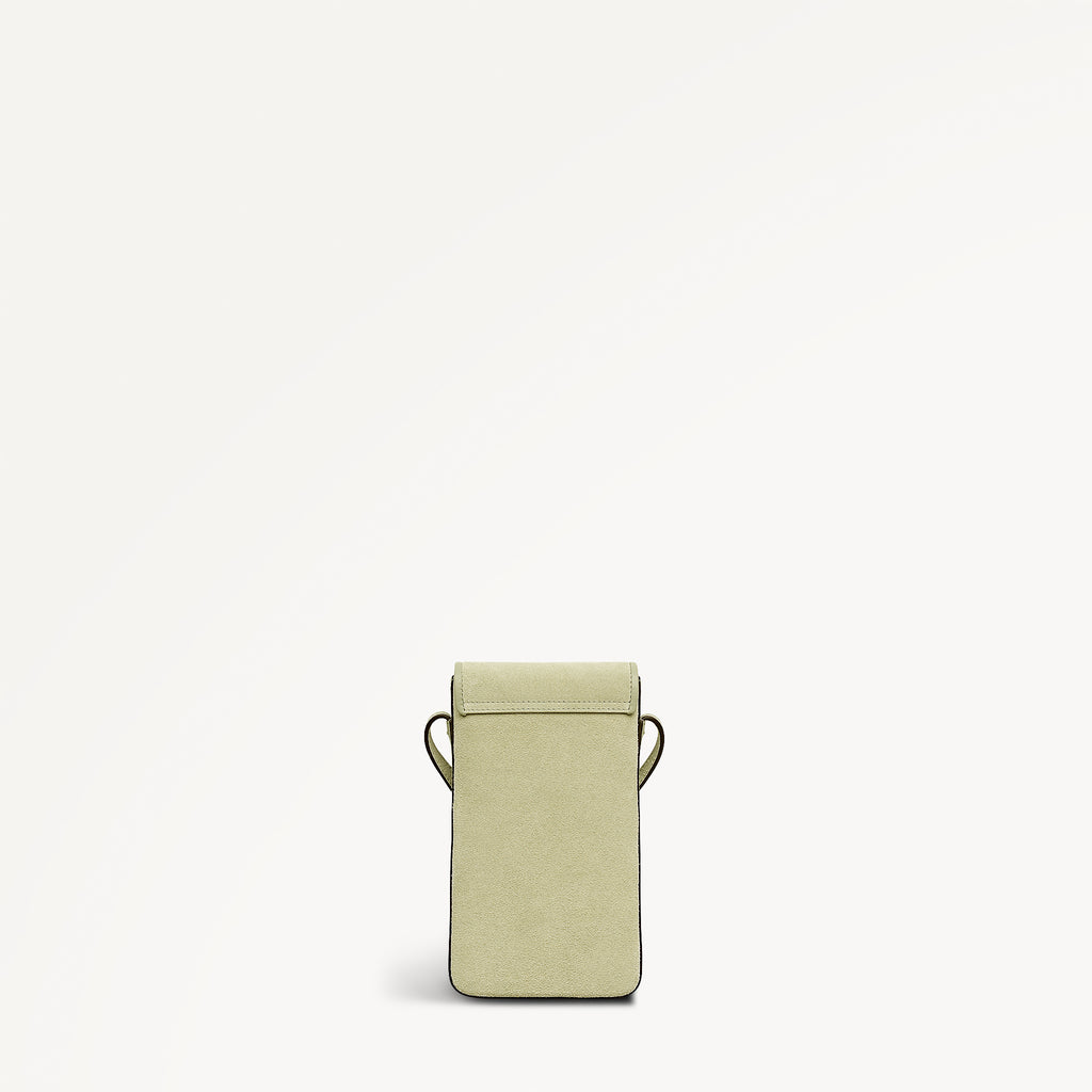 Bramwell Lane - Suede Medium  Phone Cross Body Lemongrass - 113996