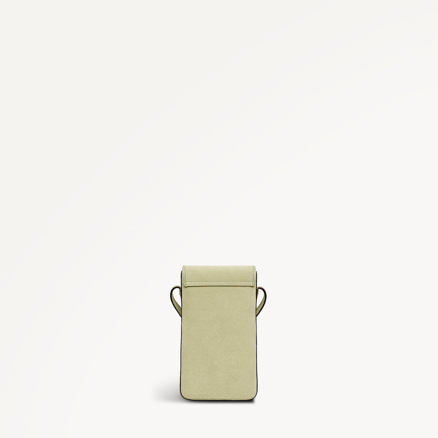 Bramwell Lane - Suede Medium  Phone Cross Body Lemongrass - 113996