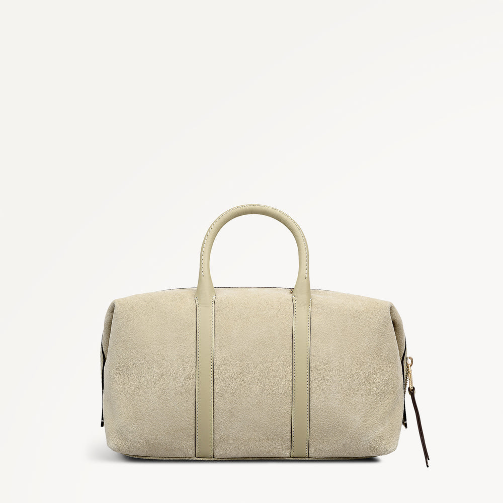 Bramwell Lane - Suede Medium Ziptop Grab Lemongrass - 114000
