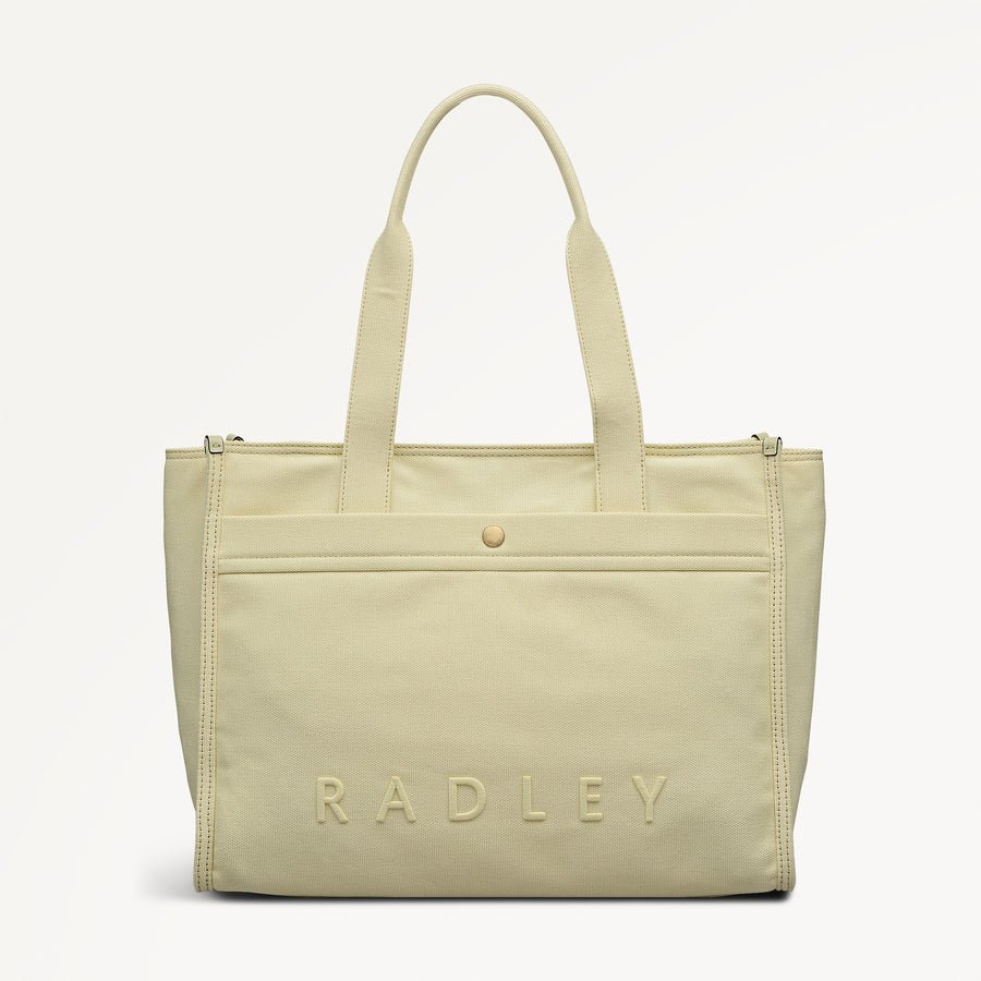 Kenton Mews Large Open Top Tote Lemongrass - 114005