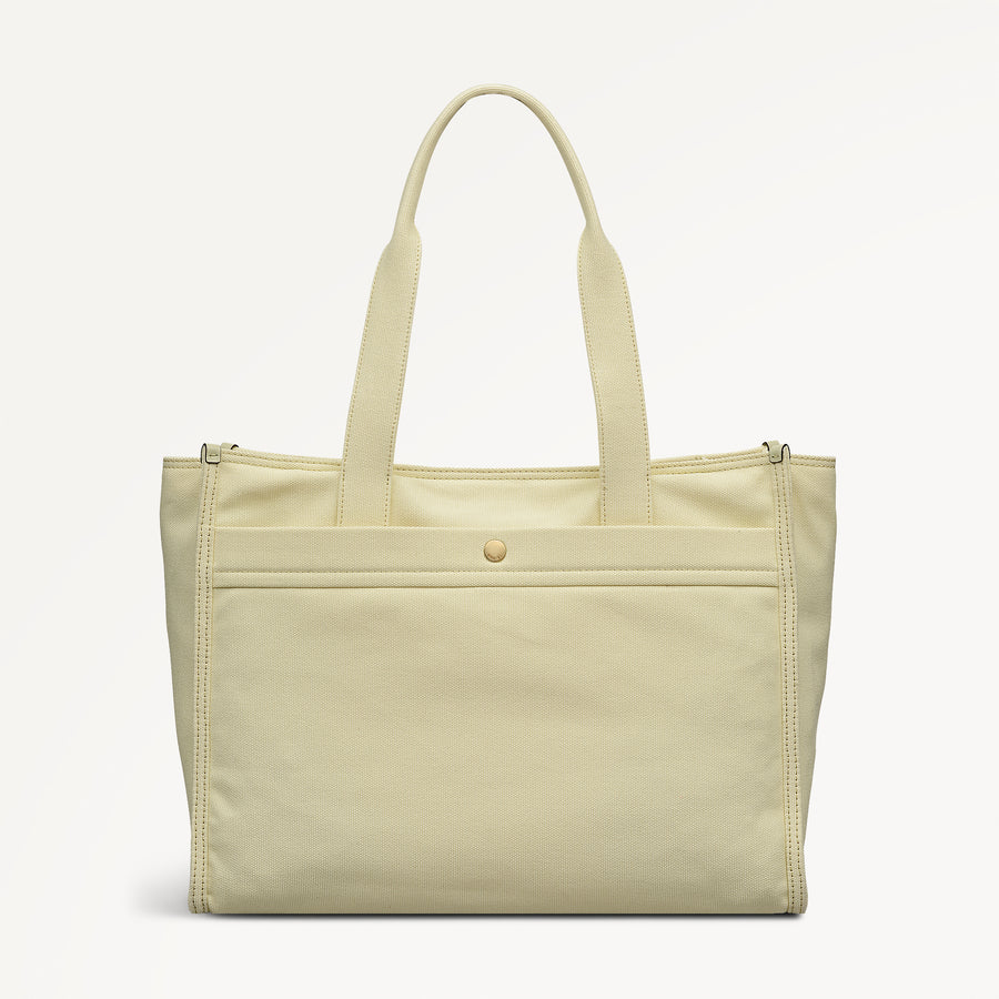 Kenton Mews Large Open Top Tote Lemongrass - 114005