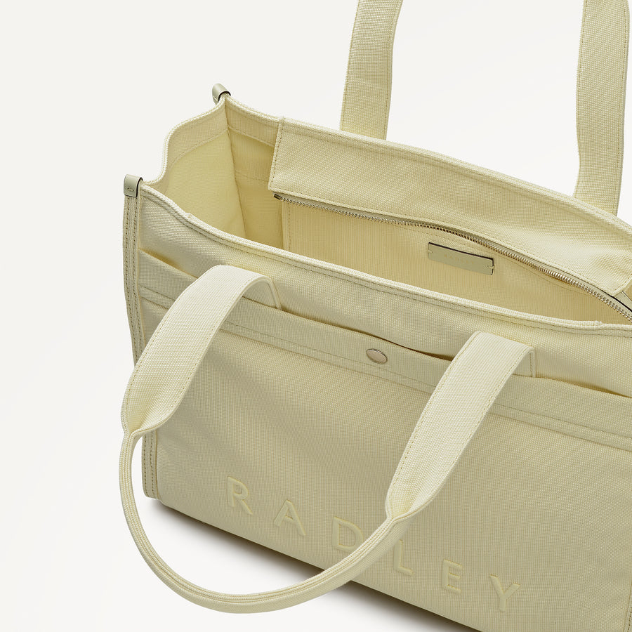 Kenton Mews Large Open Top Tote Lemongrass - 114005
