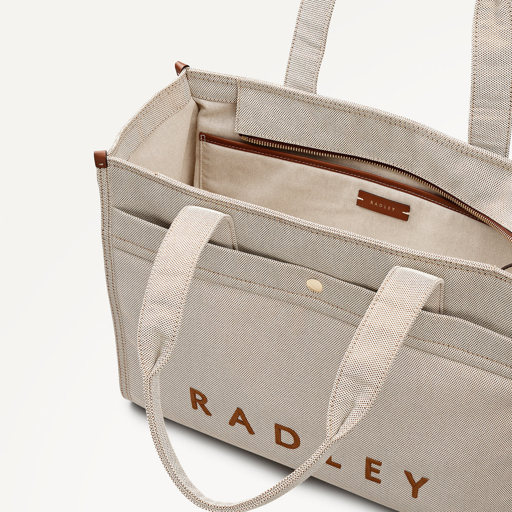 Kenton Mews Large Open Top Tote Natural - 114008