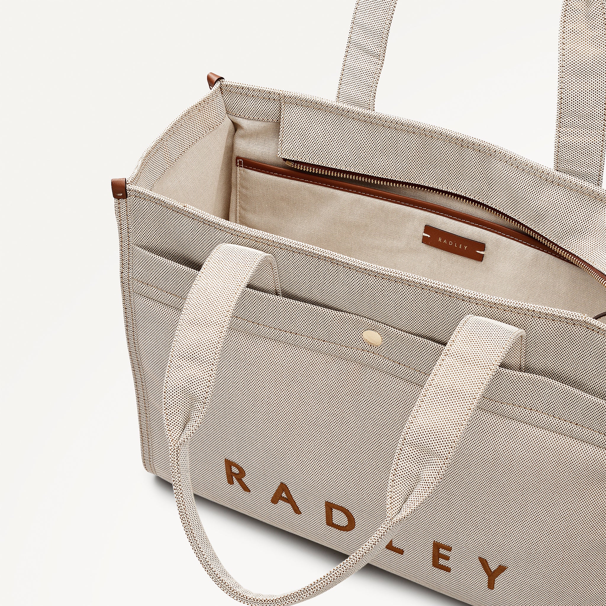 Kenton Mews Large Open Top Tote Natural - 114008